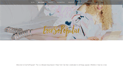 Desktop Screenshot of eversopopular.com